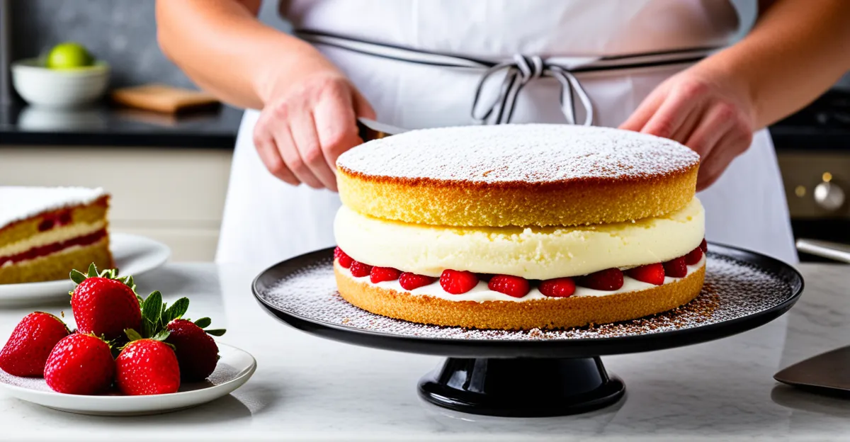 What is the best way to bake a classic Victoria sponge cake?